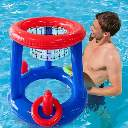 Opblaasbaar Water Basketbal en Ringwerp Spel