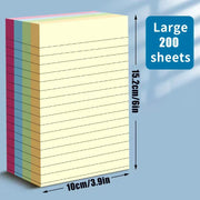 Large 200 sheets