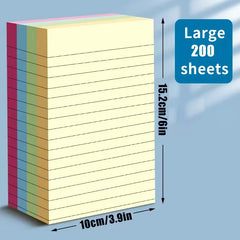 Large 200 sheets