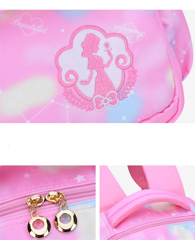 Roze Schooltas Rugzak voor Meisjes en Tieners
