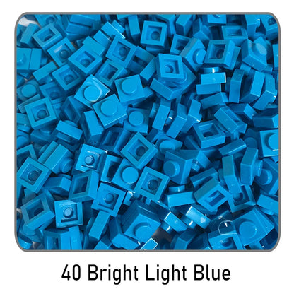 100 stuks 1x1 bouwstenen | Compatibel met Lego