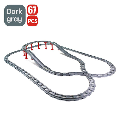 Treinrails set voor grote bouwstenen – Compatibel met Duplo®