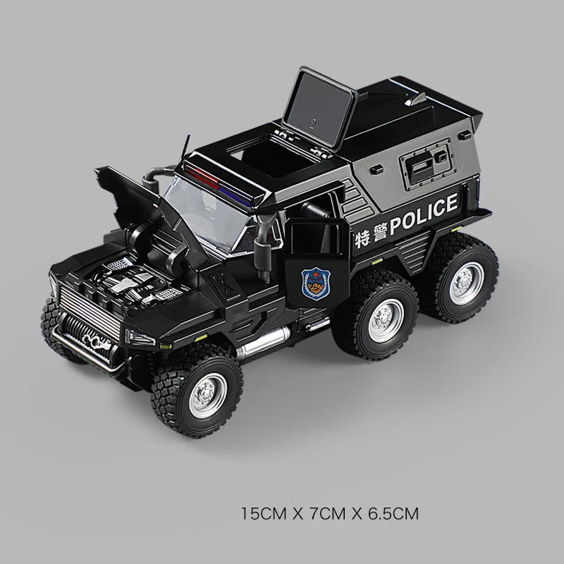 Speelgoed Politietruck Model | Diecast Voertuig met Geluid en Licht