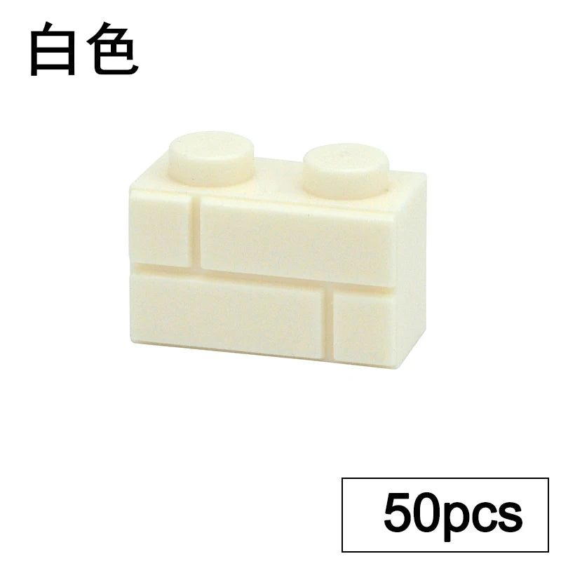 Kleine bouwstenen voor muren | Compatibel met Lego | Diverse maten