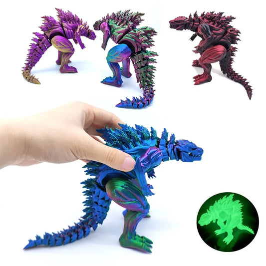 3D Geprint Dinosaur Speelfiguur met Beweegbare Gewrichten