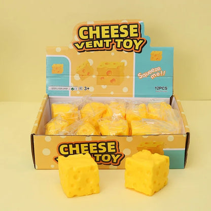 Kaasvormig Squishy Speeltje voor Ontspanning
