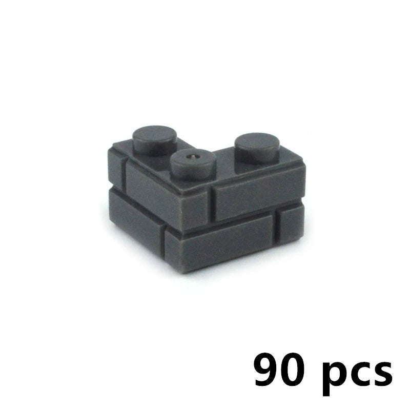 Kleine bouwstenen voor muren | Compatibel met Lego | Diverse maten
