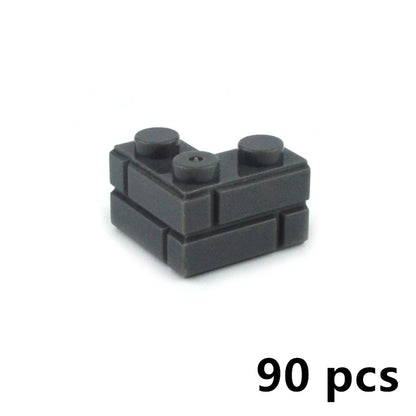 Kleine bouwstenen voor muren | Compatibel met Lego | Diverse maten