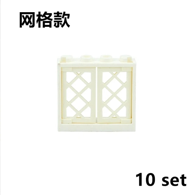 Ramen & deuren bouwstenen set – Compatibel met LEGO® bouwstenen