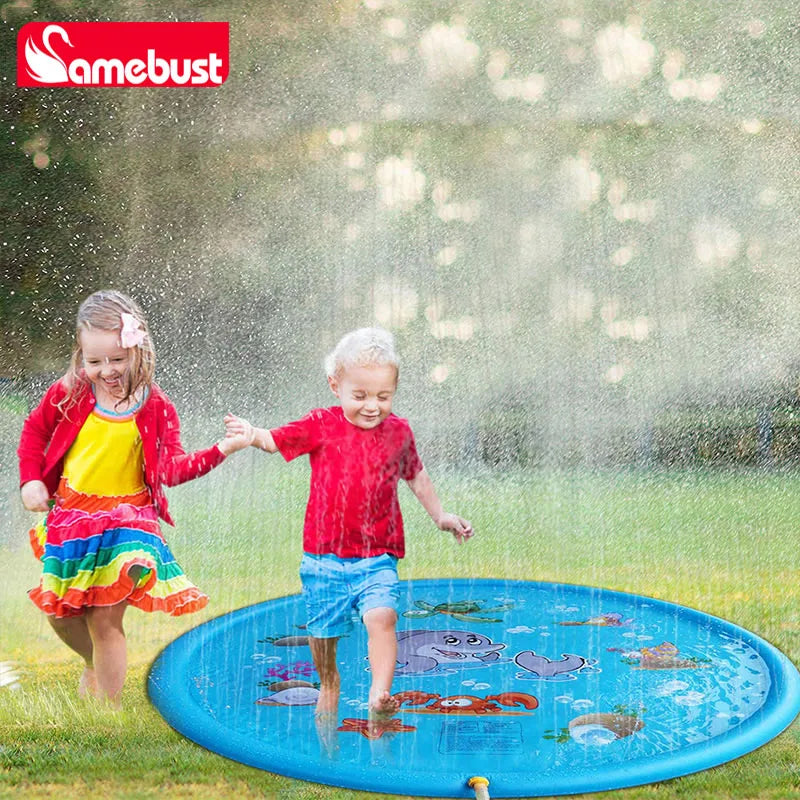 Opblaasbare Waterspeelmat met Sproeiers