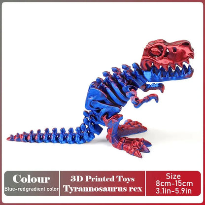 3D Geprinte Draak | Beweegbaar Model voor Decoratie