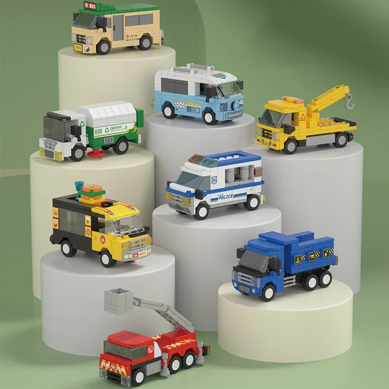 Stads Voertuigen Bouwblokken Set (LEGO®-compatibel) 14+