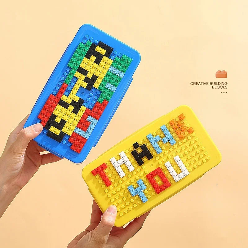 Lekvrije Lunchbox voor Kinderen met DIY Bouwblokken Design