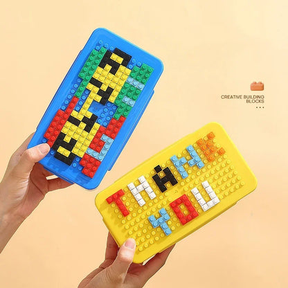 Lekvrije Lunchbox voor Kinderen met DIY Bouwblokken Design