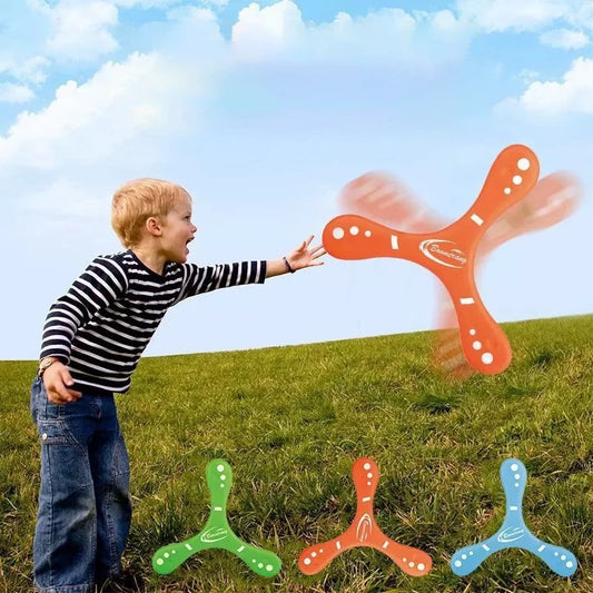 Zachte EVA Boomerang (Ø 29 cm) - Drie-bladig voor Buitenspel