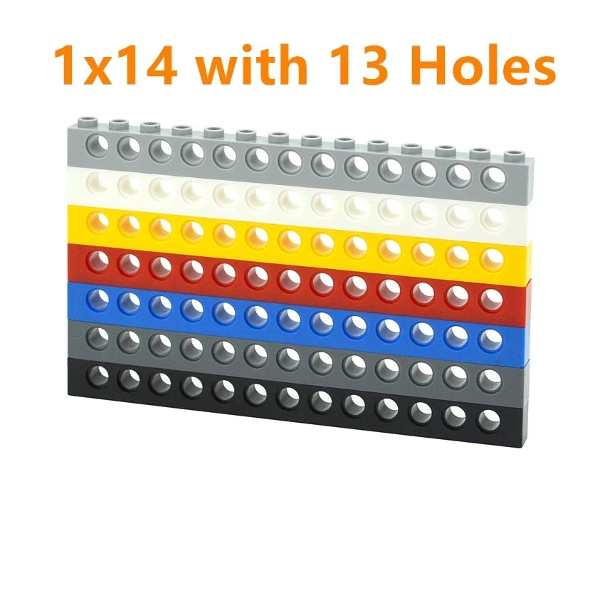 Technische bouwstenen balken – Compatibel met LEGO® (met gaten)