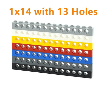 Technische bouwstenen balken – Compatibel met LEGO® (met gaten)