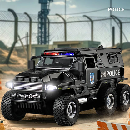 Speelgoed Politietruck Model | Diecast Voertuig met Geluid en Licht