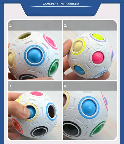 Antistress Regenboog Puzzelbal