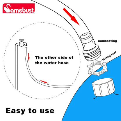 Opblaasbare Waterspeelmat met Sproeiers