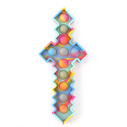 Pop Fidget Speelgoed Zwaard – Sensorisch Anti-Stress Bubbel Toy