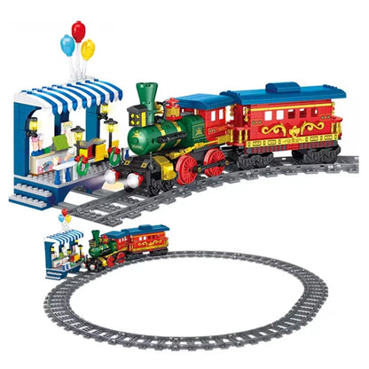 Bouwstenen Set Metro Trein | Compatibel met Lego