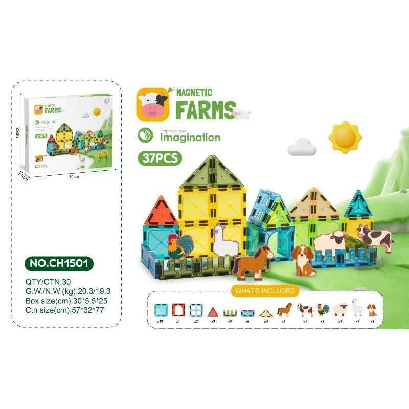 Magnetische Bouwblokken Set voor Kinderen