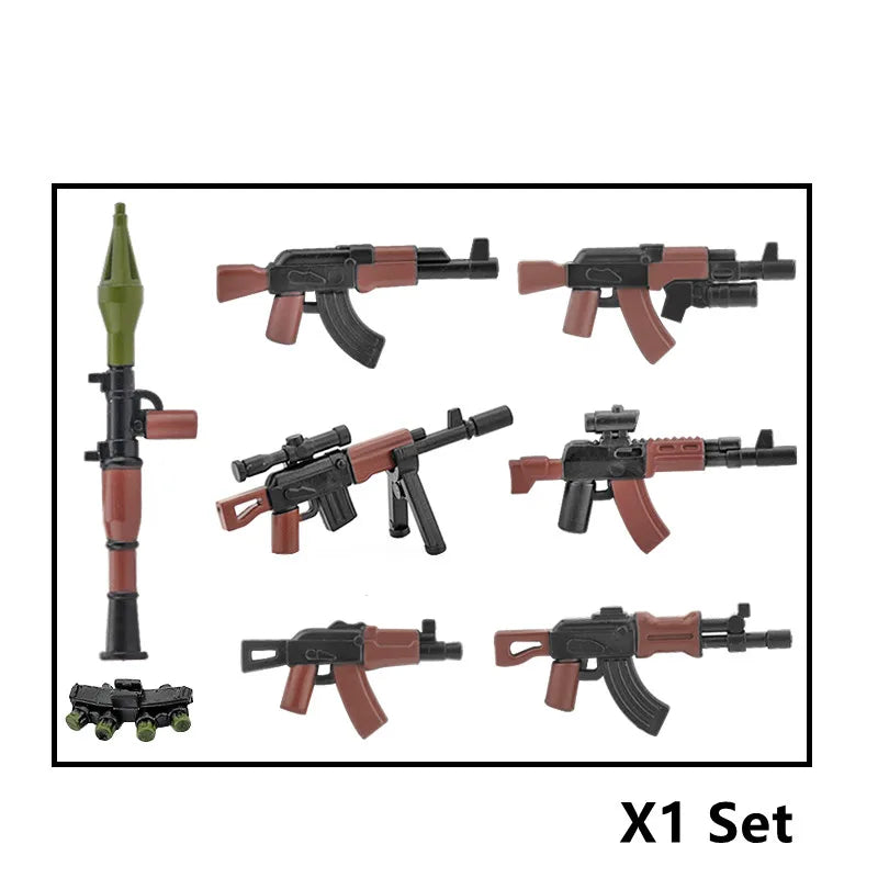 Soldaten accessoires set – Compatibel met LEGO®