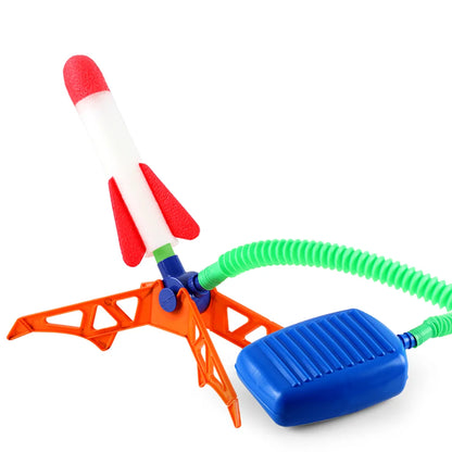 Raketlanceerder met voetpomp voor kinderen