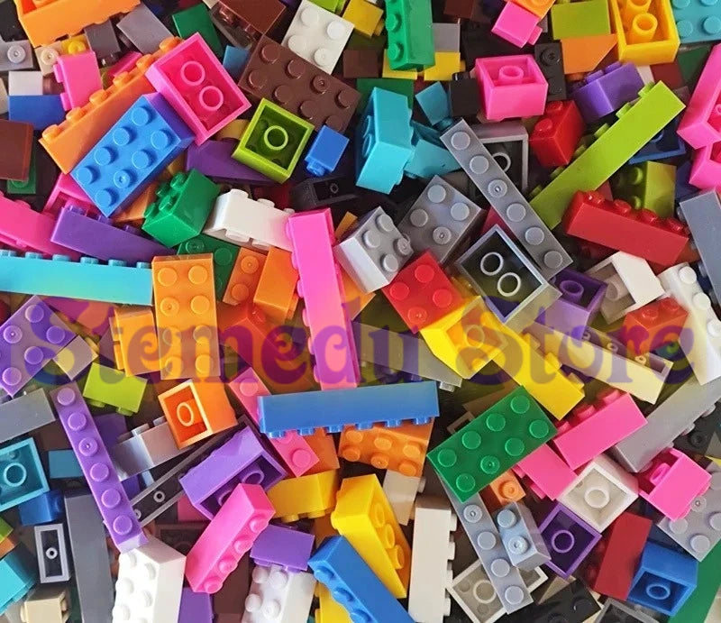Kleine Bouwblokjes Bulkverpakking | Compatibel met Lego en LeDUO