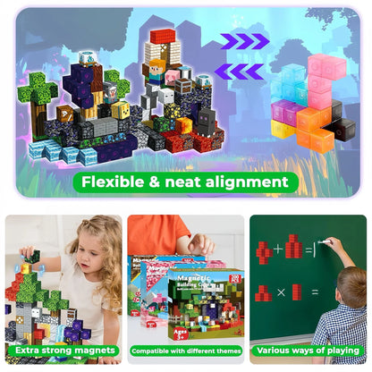 Magnetische Tegels Bouwset - Educatief Speelgoed voor Kinderen (4-12 jaar)