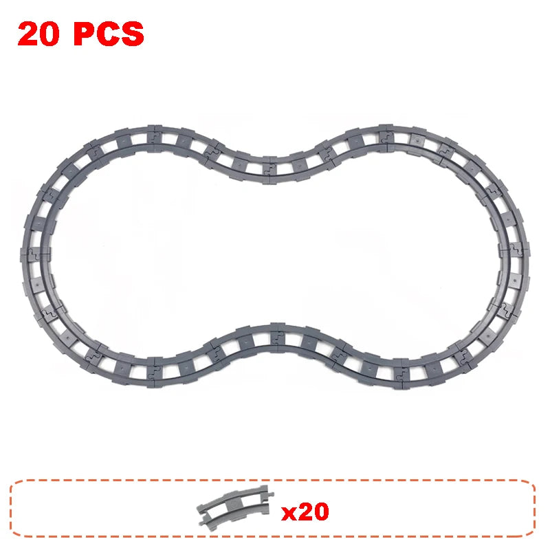 Bouwblokken Treinbaan Set – Duplo Compatibel