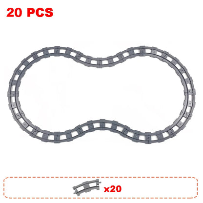Bouwblokken Treinbaan Set – Duplo Compatibel