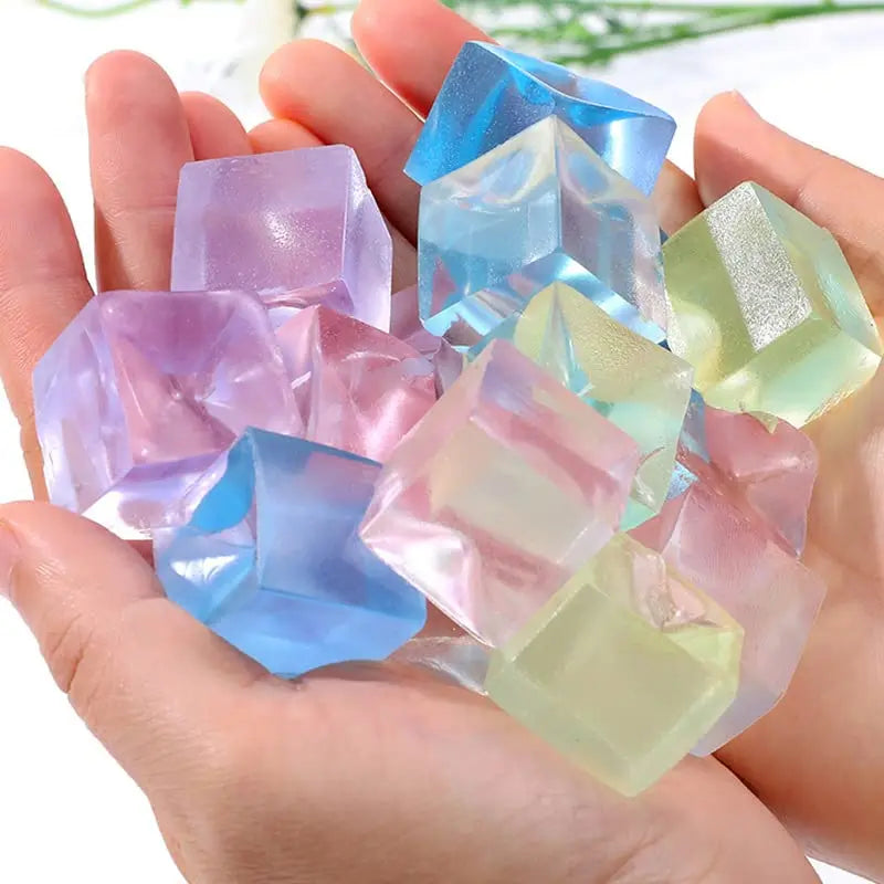 Knijpbal Vierkant | Zachte Fidget Toy voor Stressvermindering