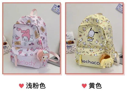 Sanrio Schooltas met My Melody, Cinnamoroll & Kuromi + Mini Tasje