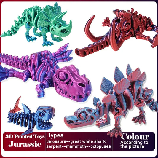 3D Geprinte Draak | Beweegbaar Model voor Decoratie