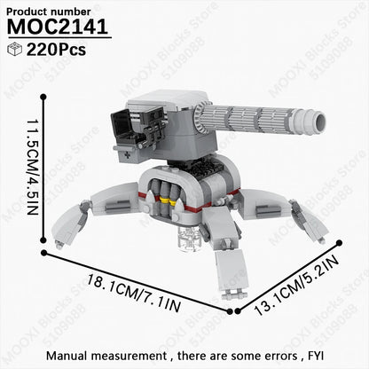 MOOXI Space Wars Bouwset: Voertuig & Tank Compatibel met LEGO®