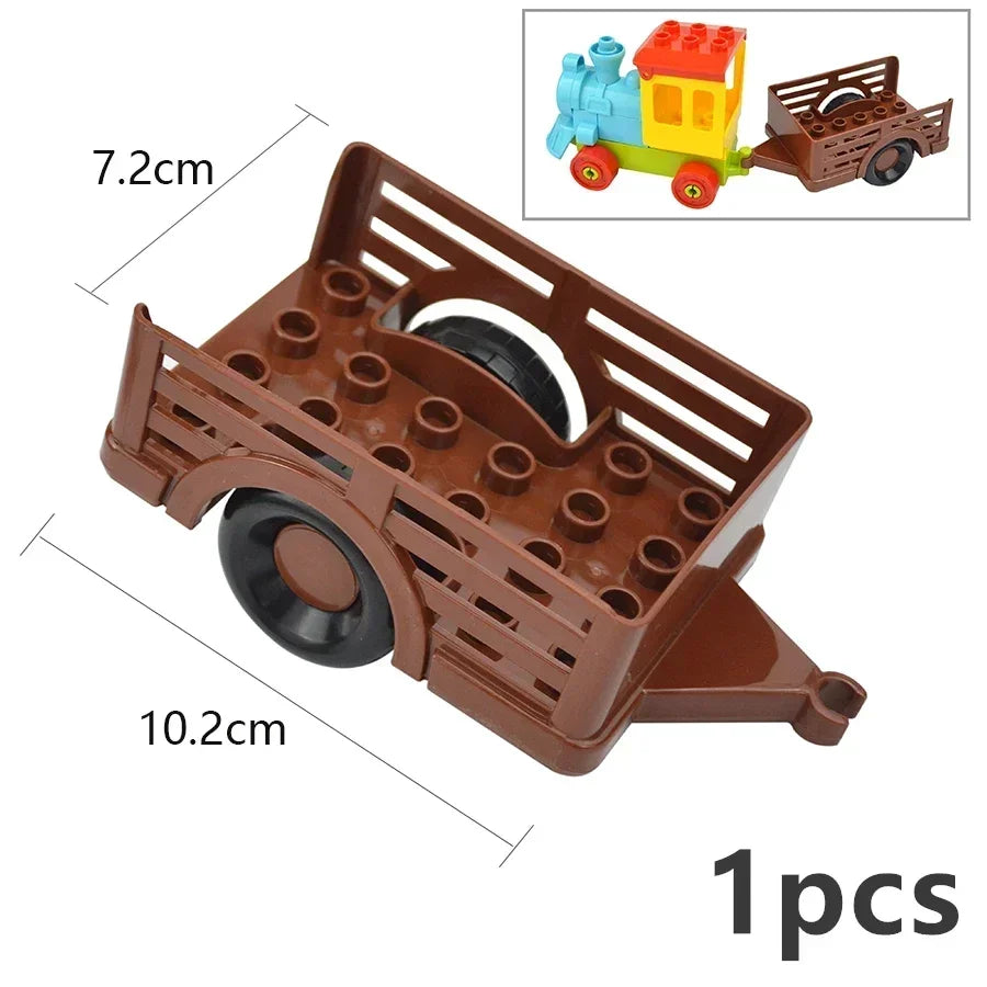 Trein rails onderdelen set – Compatibel met Duplo®