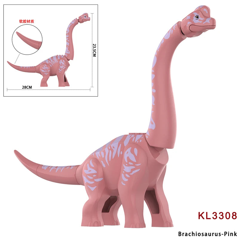 Bouwstenen Brachiosaurus Dinosaurus Set - Compatibel met Lego Blokken
