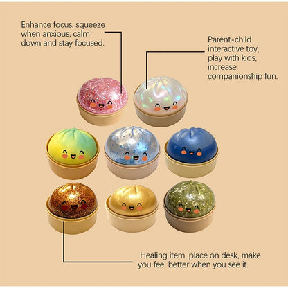 Kneedbare Stressbal Dumpling Vorm