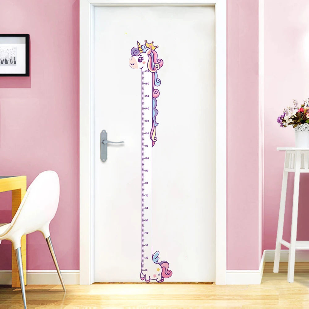 Lengtemeter Wandsticker met Dieren voor Kinderkamer
