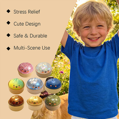 Kneedbare Stressbal Dumpling Vorm