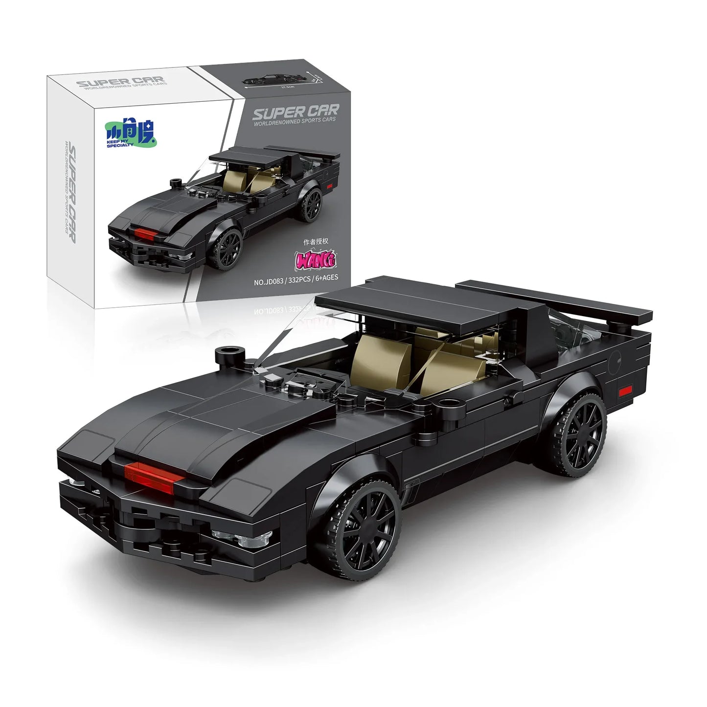 JD Serie Raceauto Bouwblokken – LEGO® Compatibel