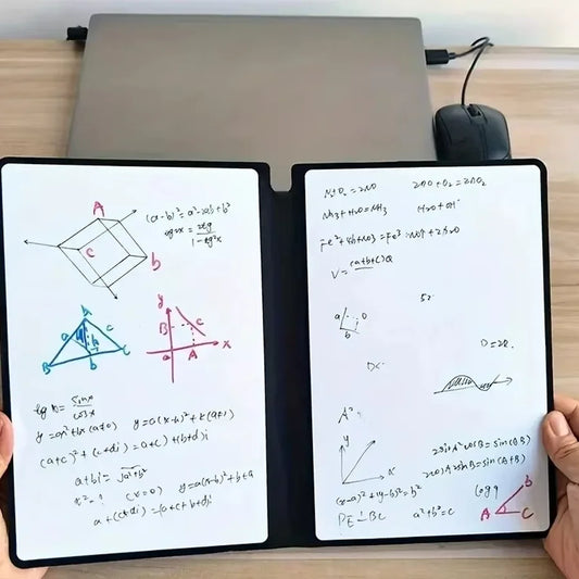 Herbruikbaar Whiteboard Notitieboek A5 met Pen en Doekje