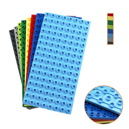 Bouwplaat 8x16 voor grote bouwstenen – Compatibel met Duplo®