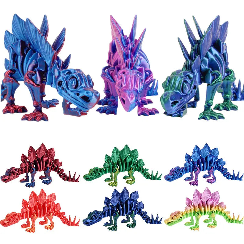 3D Geprinte Draak | Beweegbaar Model voor Decoratie