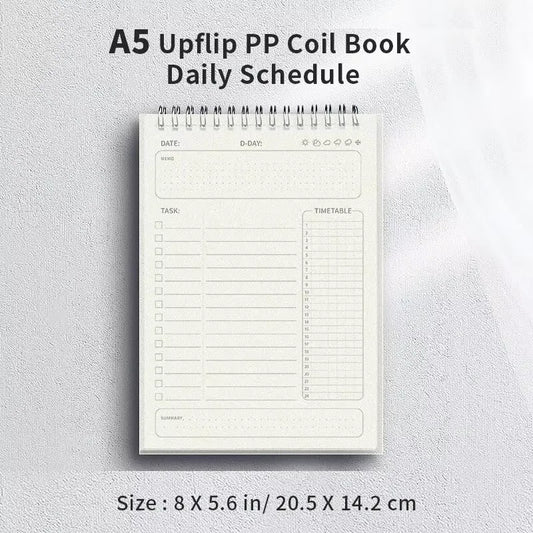 A5 Spiraal Agenda Planner Notitieboek voor Dagelijkse en Wekelijkse Planning