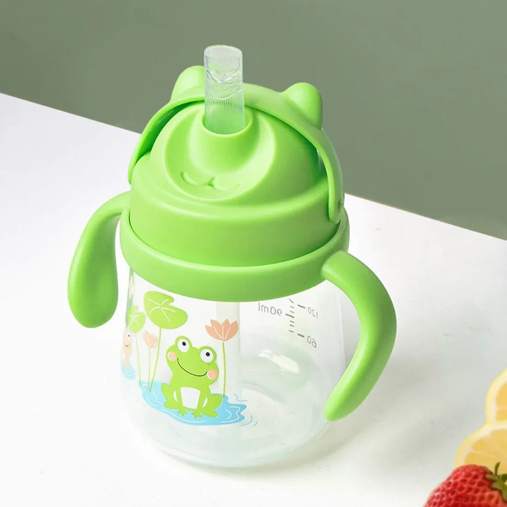 270ml Baby Drinkbeker met Rietje en Dubbele Handvatten