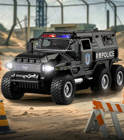 Speelgoed Politietruck Model | Diecast Voertuig met Geluid en Licht