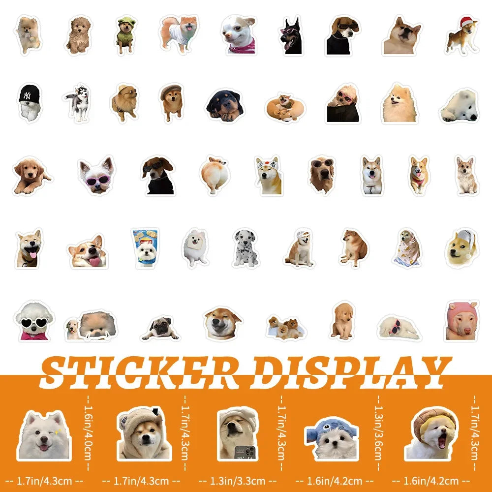 Leuke Honden Stickers voor Kinderen (diverse aantallen)